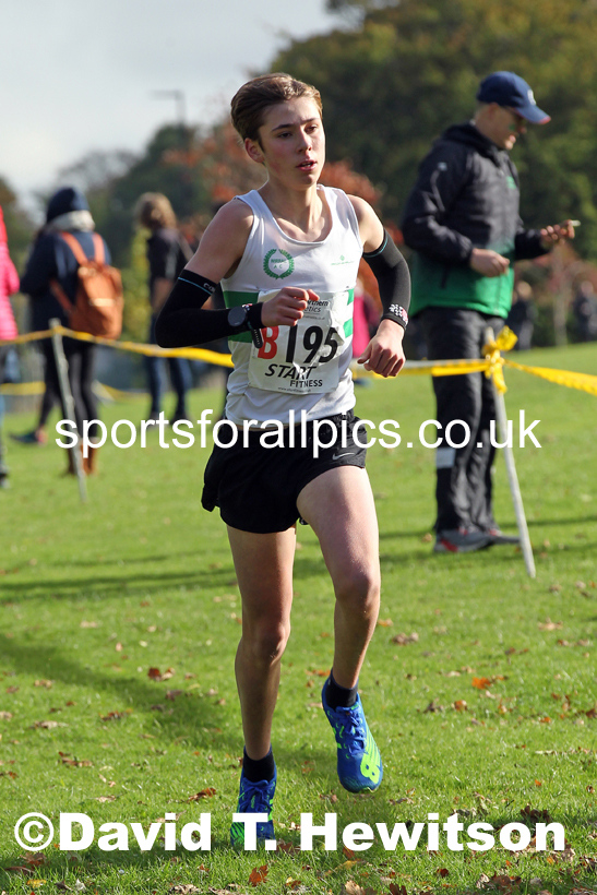 Mens under-17s Northern Cross Country Relays, Graves Park, Sheffield. Photo: David T. Hewitson/Sports for All Pics